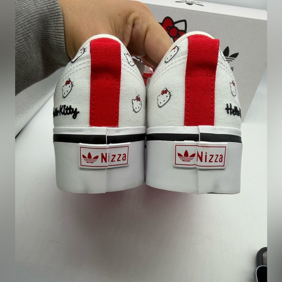 ADIDAS x HELLO KITTY ORIGINALS NIZZA PLATFORM FOR WOMEN Sz 9 New In Box - Picture 7 of 11